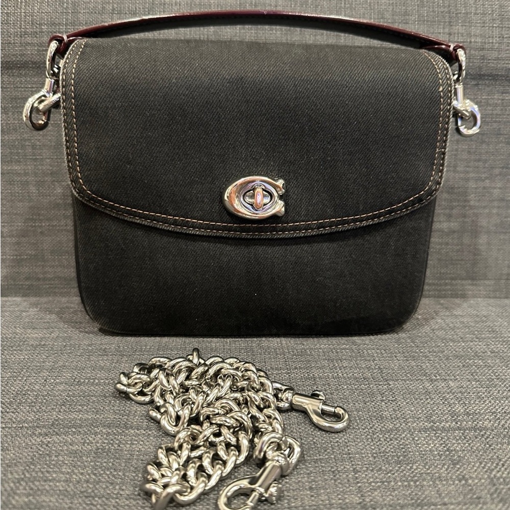Coach cassie 19 black denim